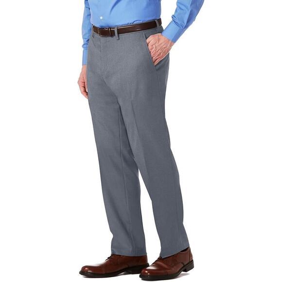 KENNETH COLE Reaction Plain Front Pants in Dark Gray Men's Size 33 W x 32 L - Picture 2 of 13